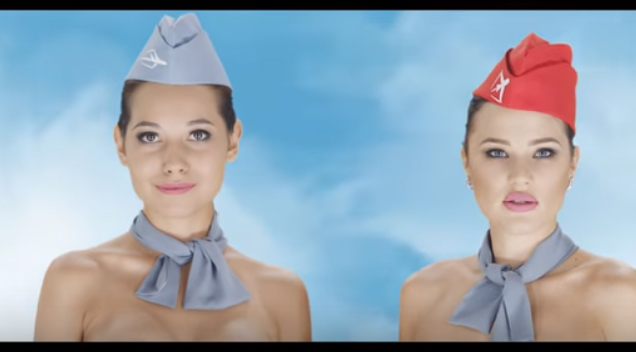 Naked flight attendants: Ad for Chocotravel slammed on 